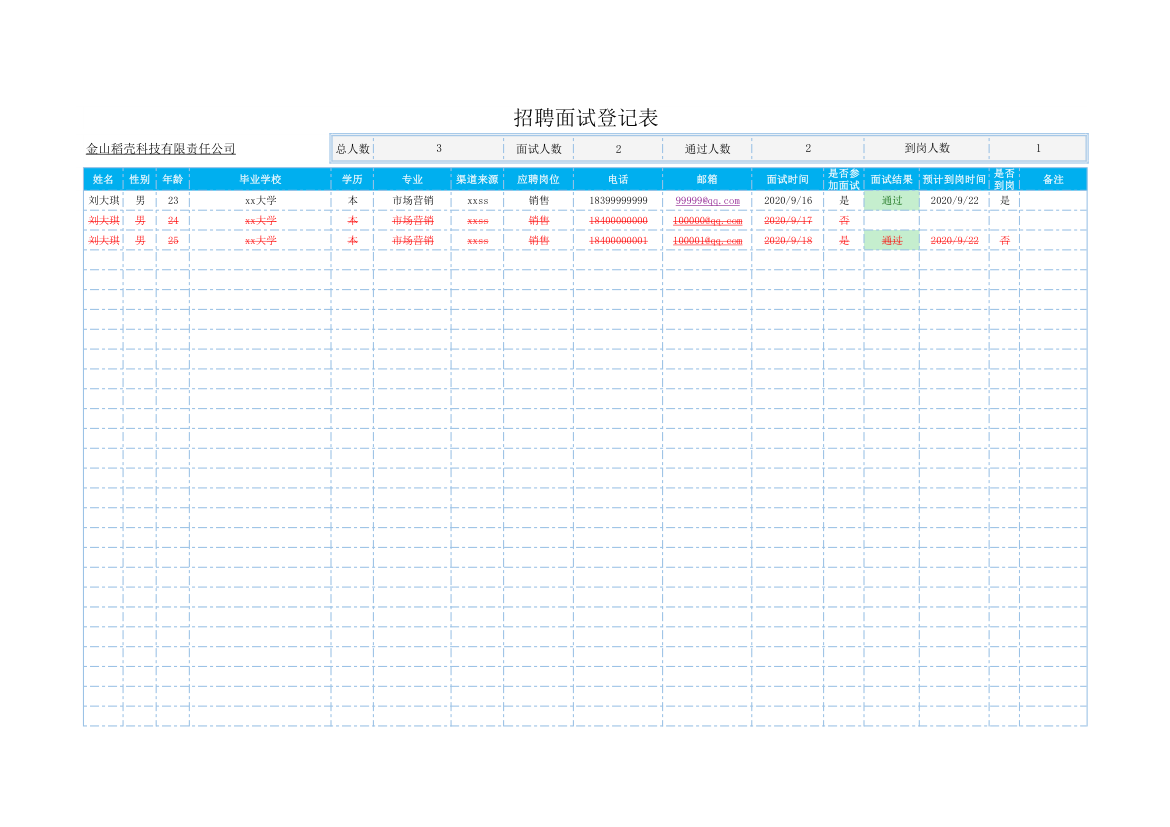 招聘面试登记表.xlsx