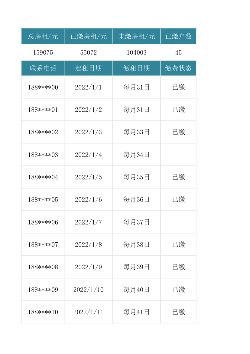 房屋出租登记表.xlsx第15页