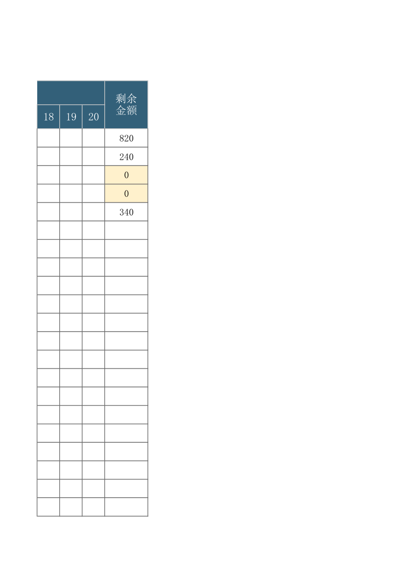 瑜伽会员卡余额提醒管理.xlsx第21页