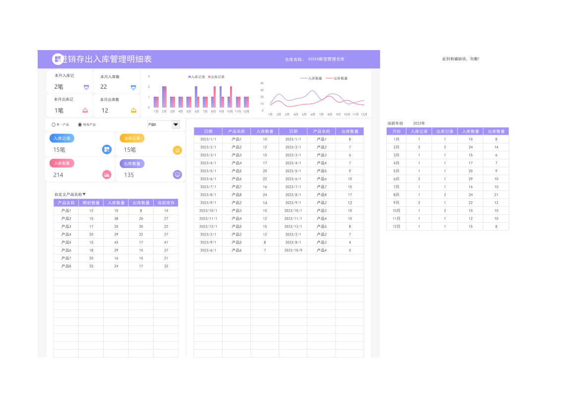 进销存出入库管理明细表.xlsx