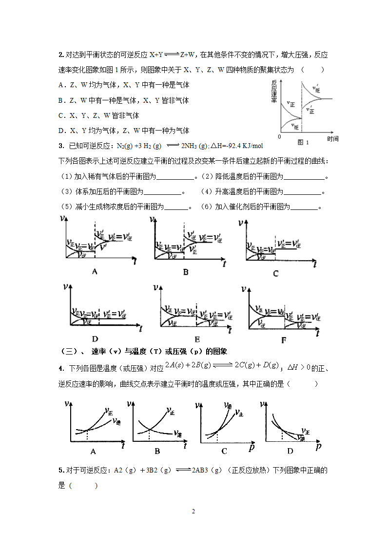 化学平衡图像学案第2页