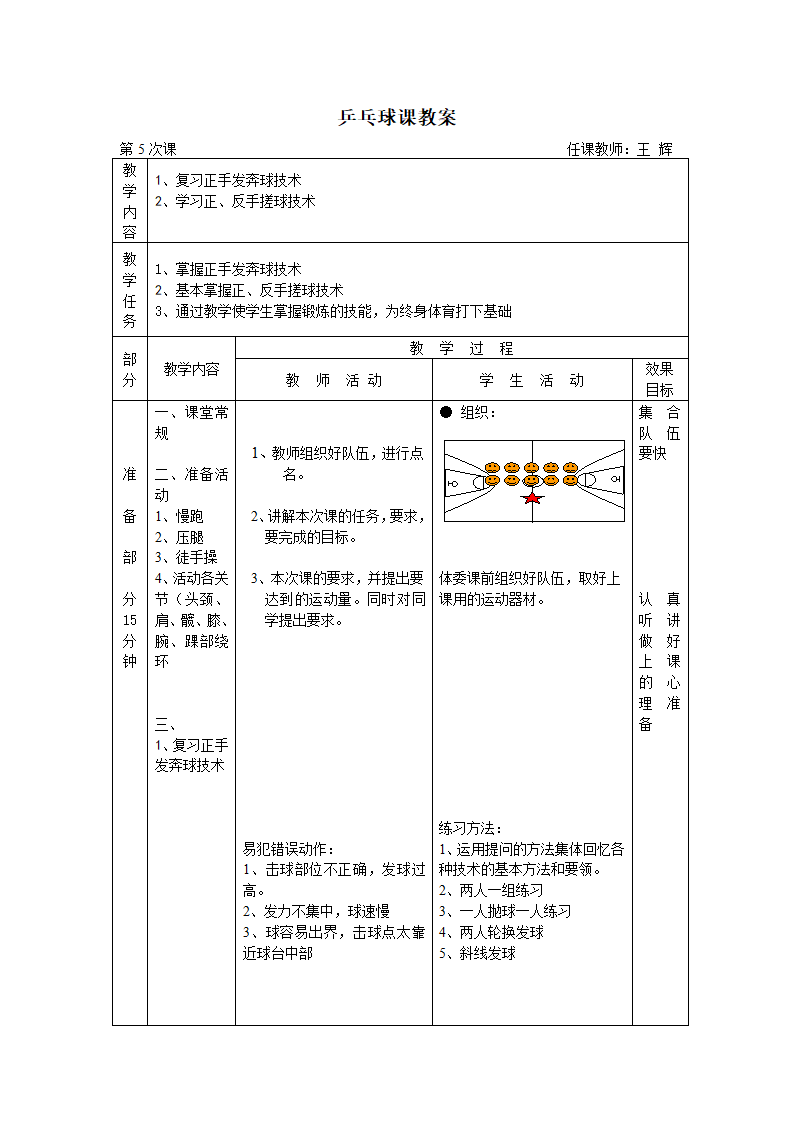 乒乓球教案第13页