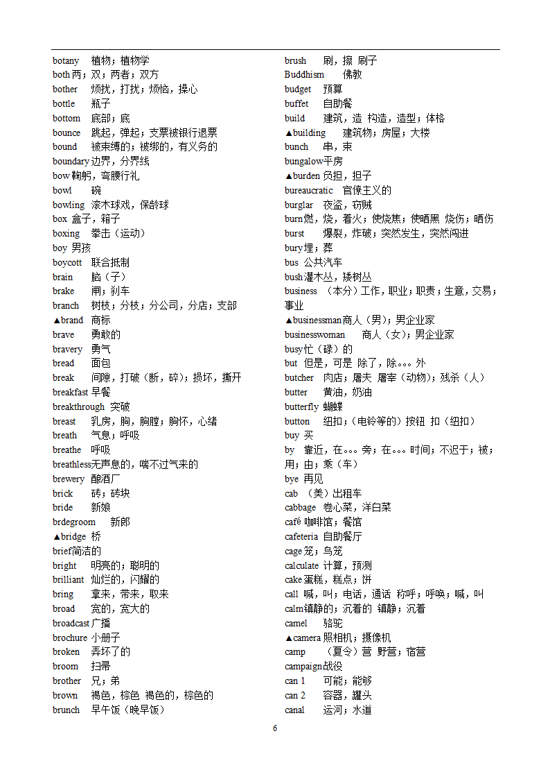 高考英语3500词汇第6页