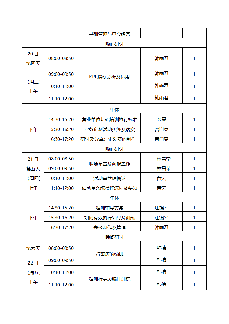 组训班课程表2第2页