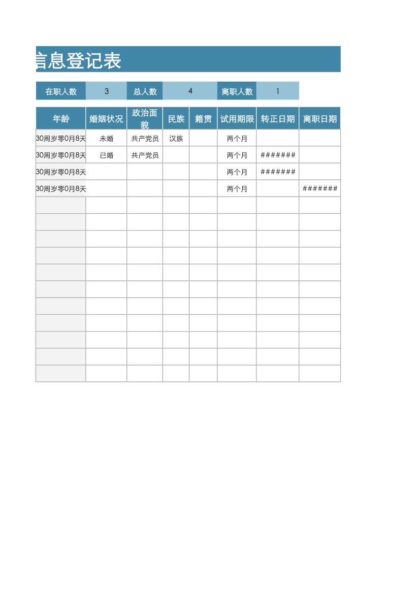 员工入职信息登记表.xlsx第2页