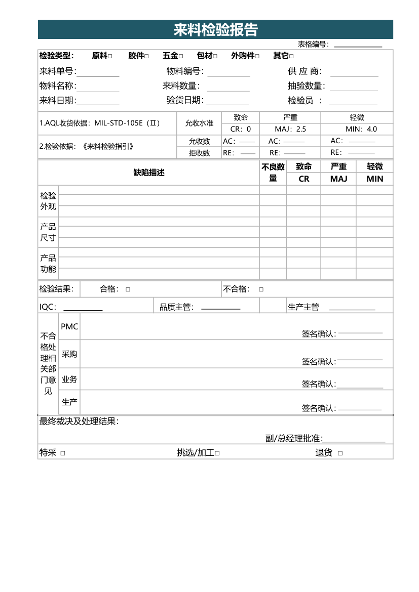 来料检验报表.xlsx