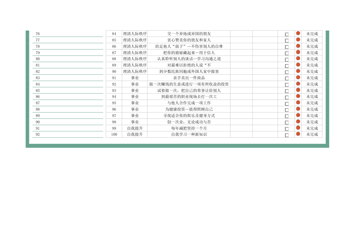 自我提升管理表-工作计划表.xlsx第4页