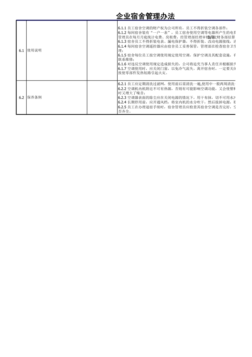 企业宿舍管理办法.xls第3页