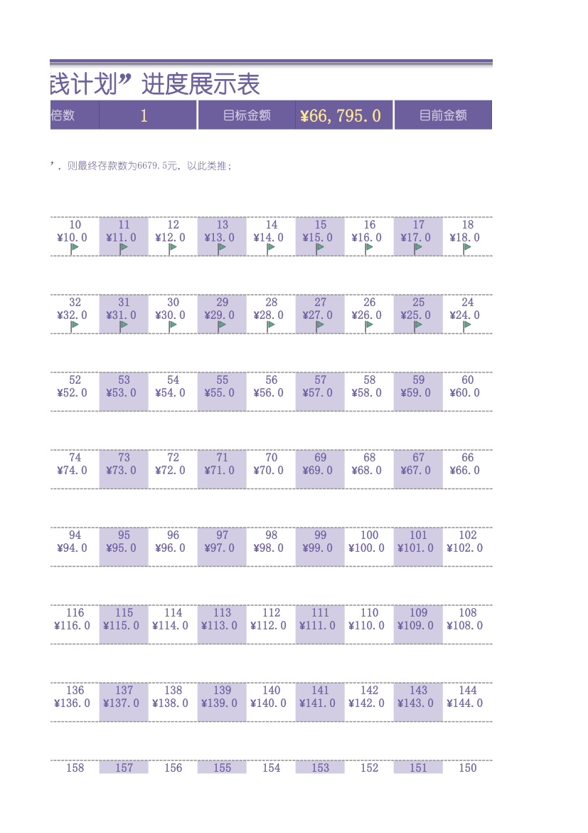 “365天存钱计划”进度记录表.xlsx第4页