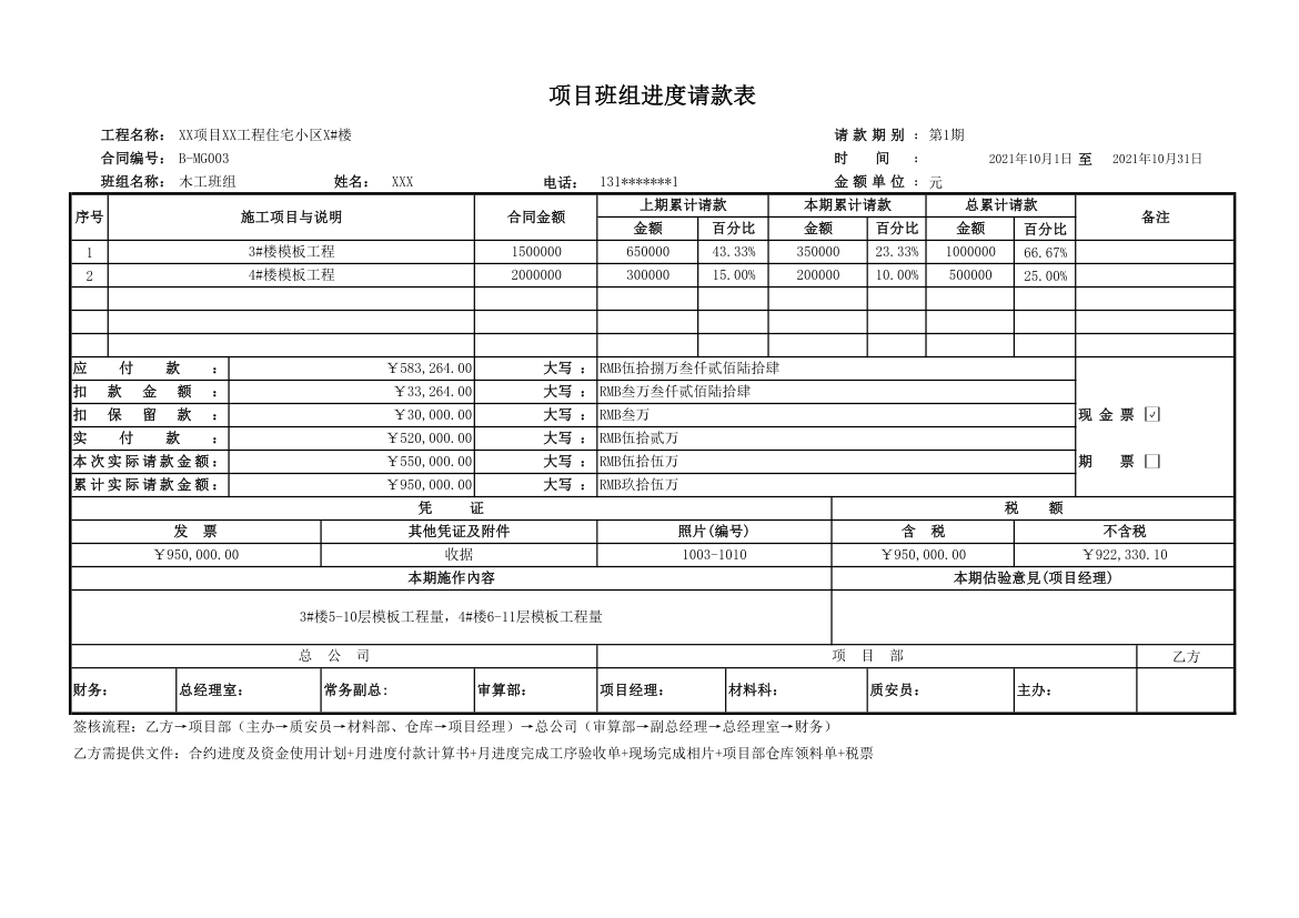 项目班组进度款请款表.xlsx