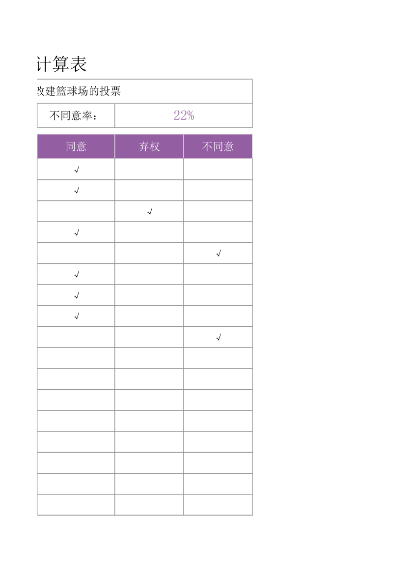 小区管理业主投票计算表.xlsx第12页