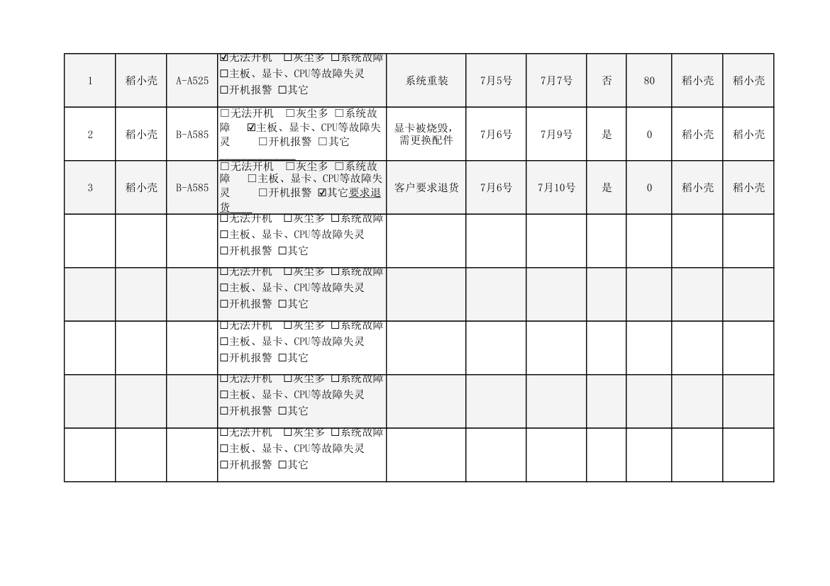 电脑维修退货登记表.xlsx第6页