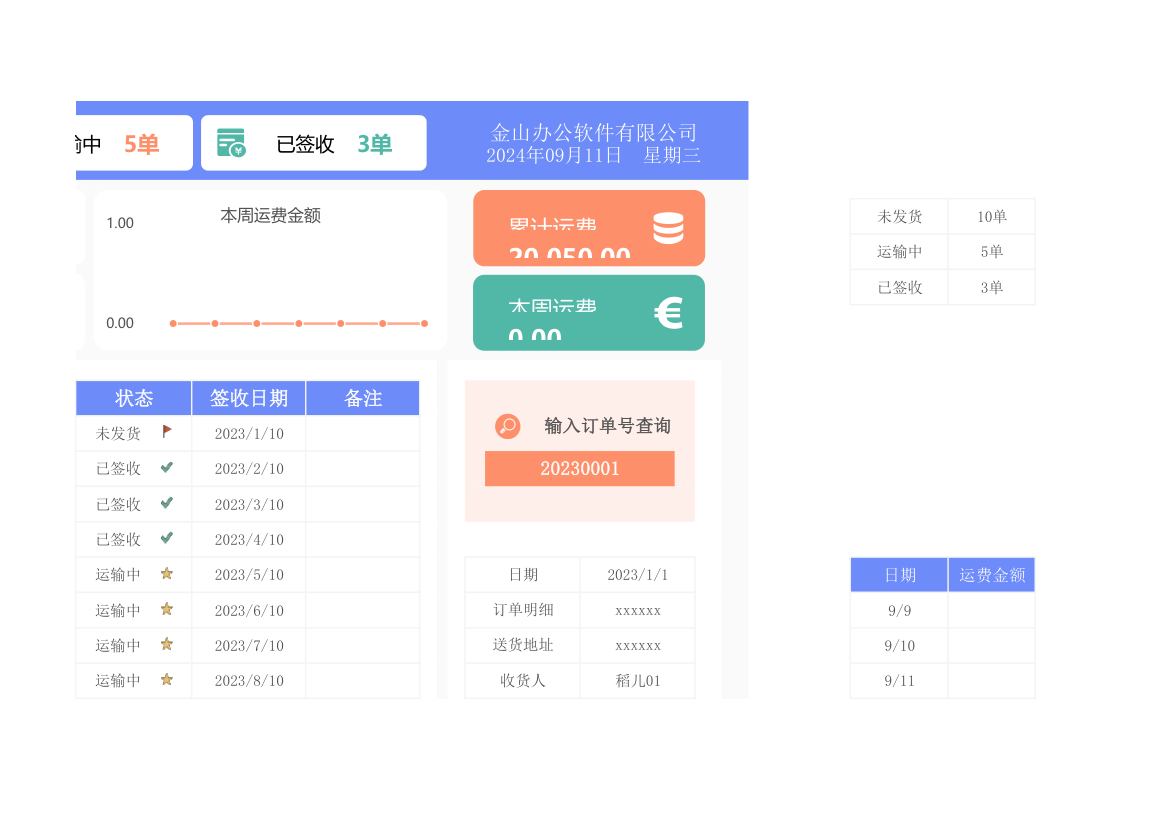 快递台账管理表.xlsx第3页