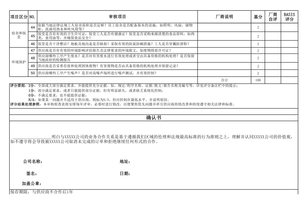 职业健康安全及社会责任自检表.xlsx第3页