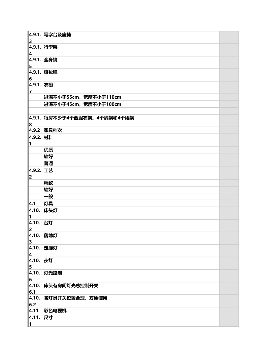 酒店星级服务评分表-自动计算.xls第7页