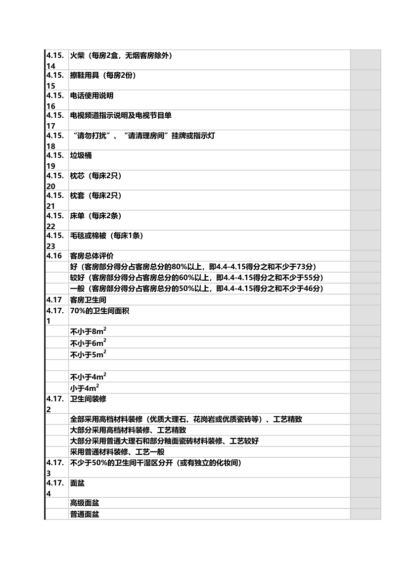 酒店星级服务评分表-自动计算.xls第10页