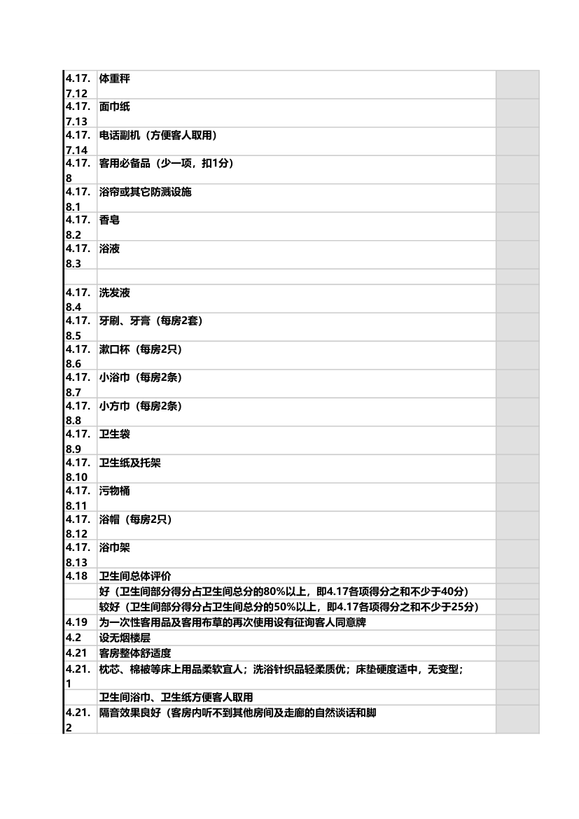 酒店星级服务评分表-自动计算.xls第12页