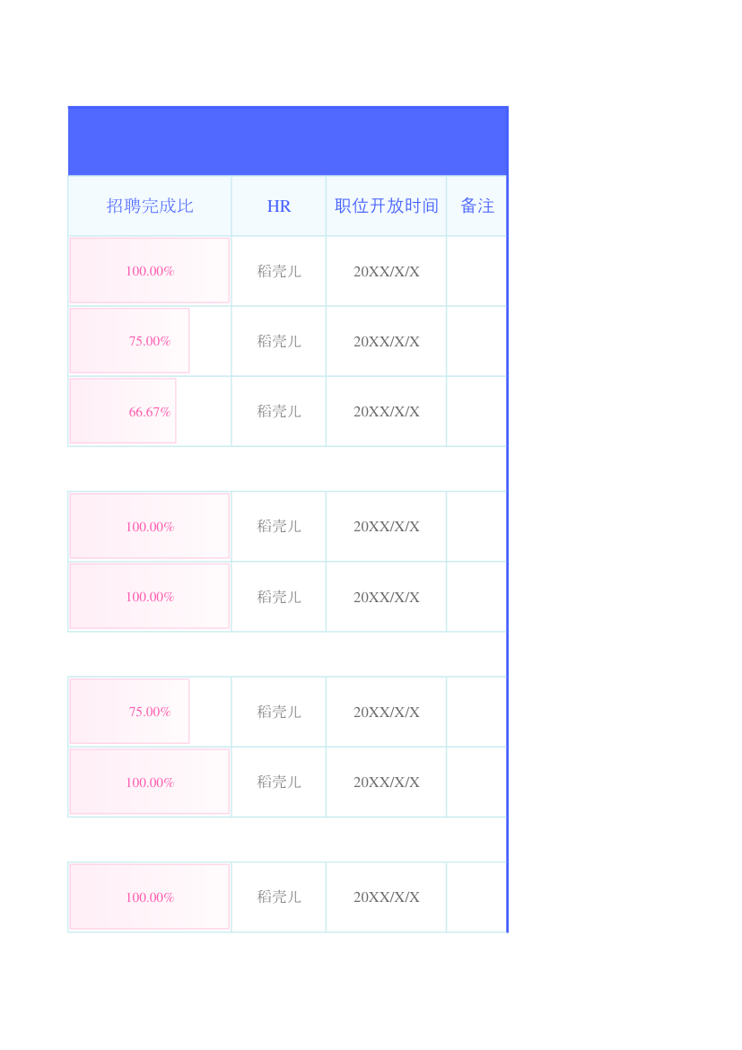 蓝色人事招聘规划表.xlsx第7页