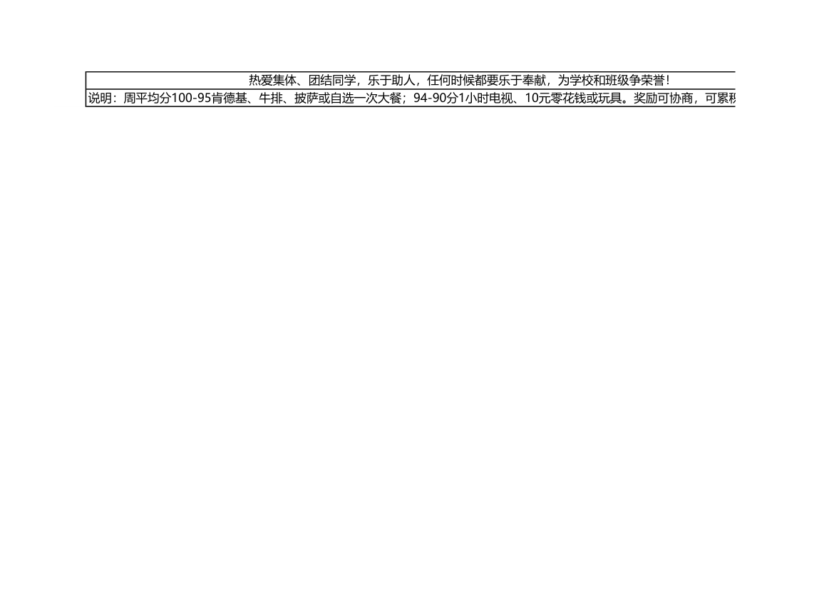 小学生每周时间生活学习计划表.xls第2页