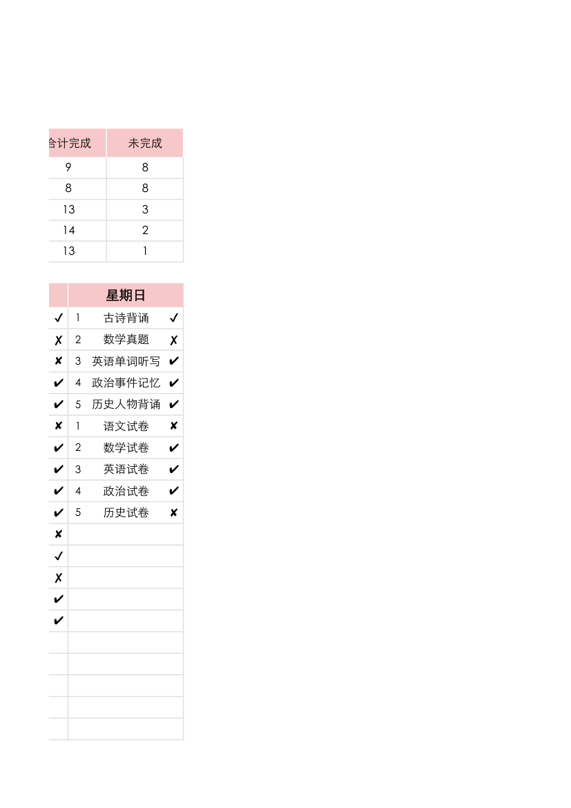 学习计划表-高考复习计划表.xlsx第5页