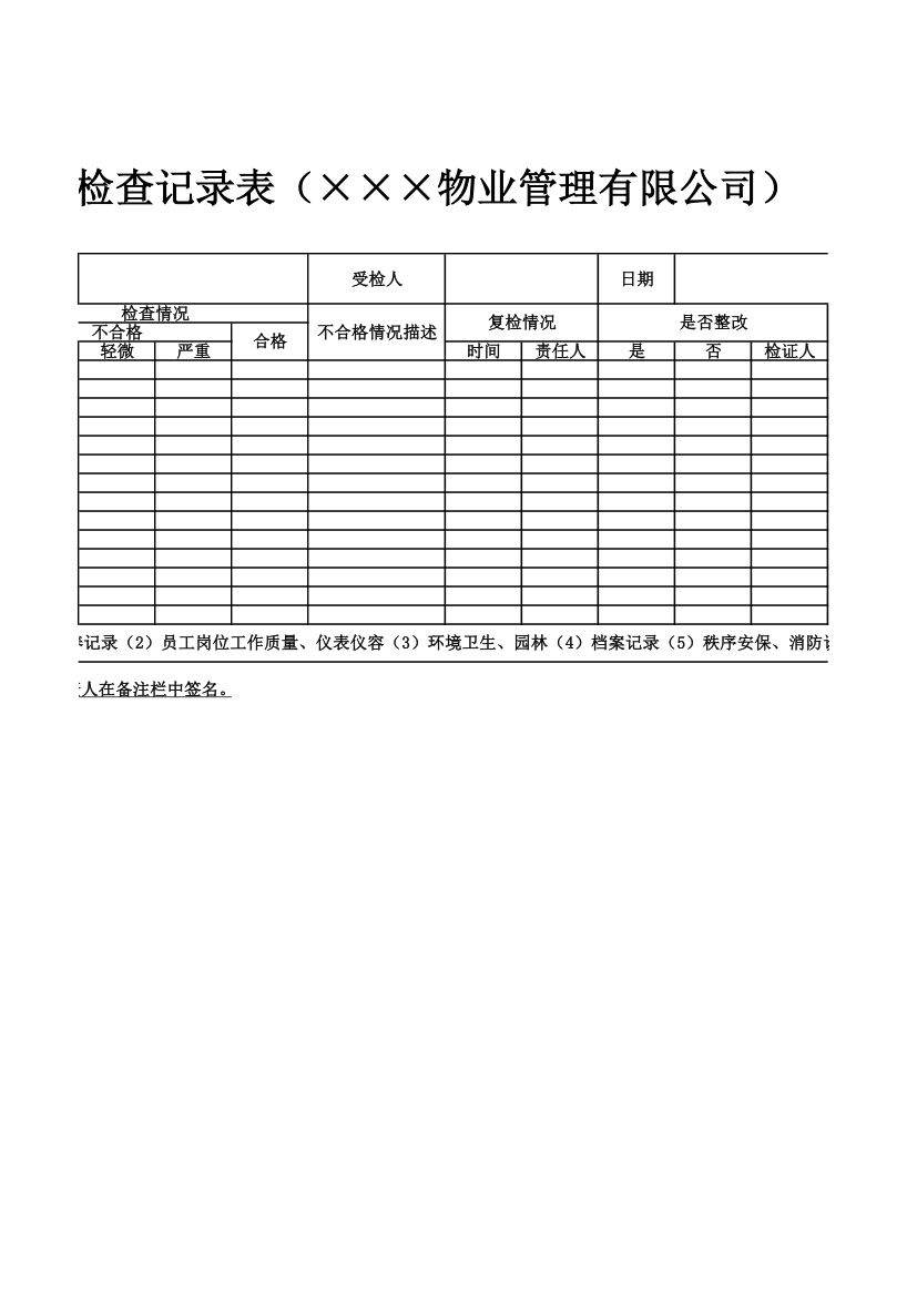 月度检查记录表.xlsx第2页