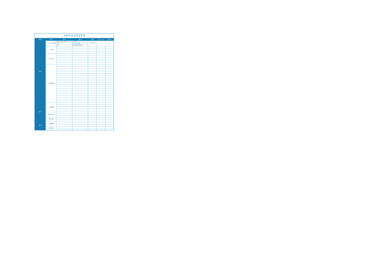 电商活动流程进度表.xlsx