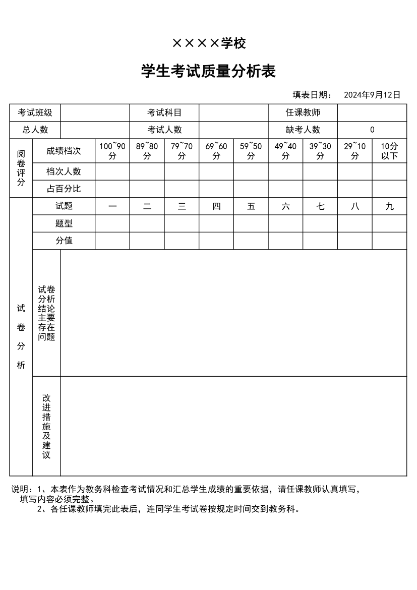 学生考试质量分析表.xlsx