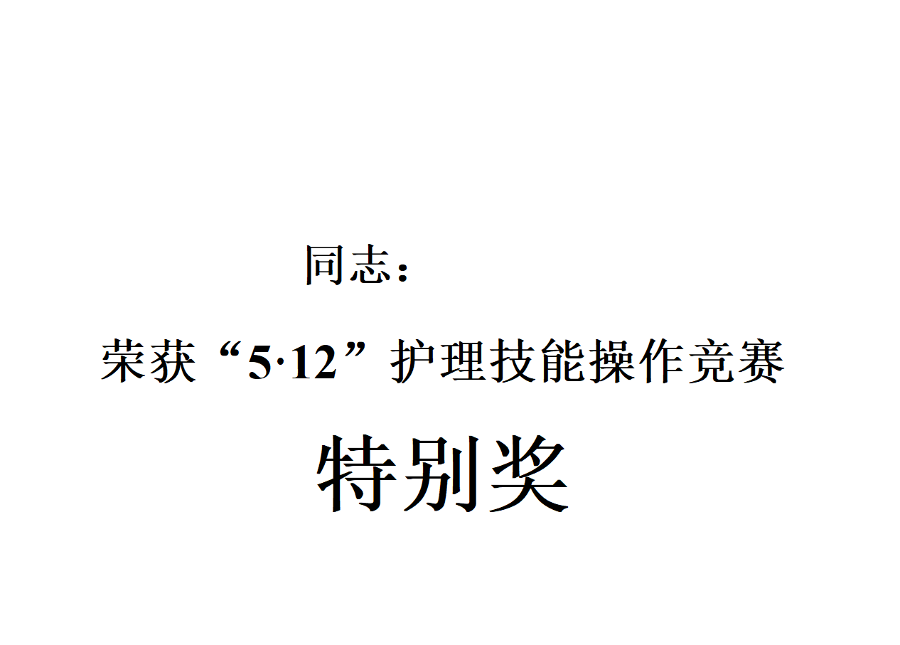 荣誉证书排版第1页