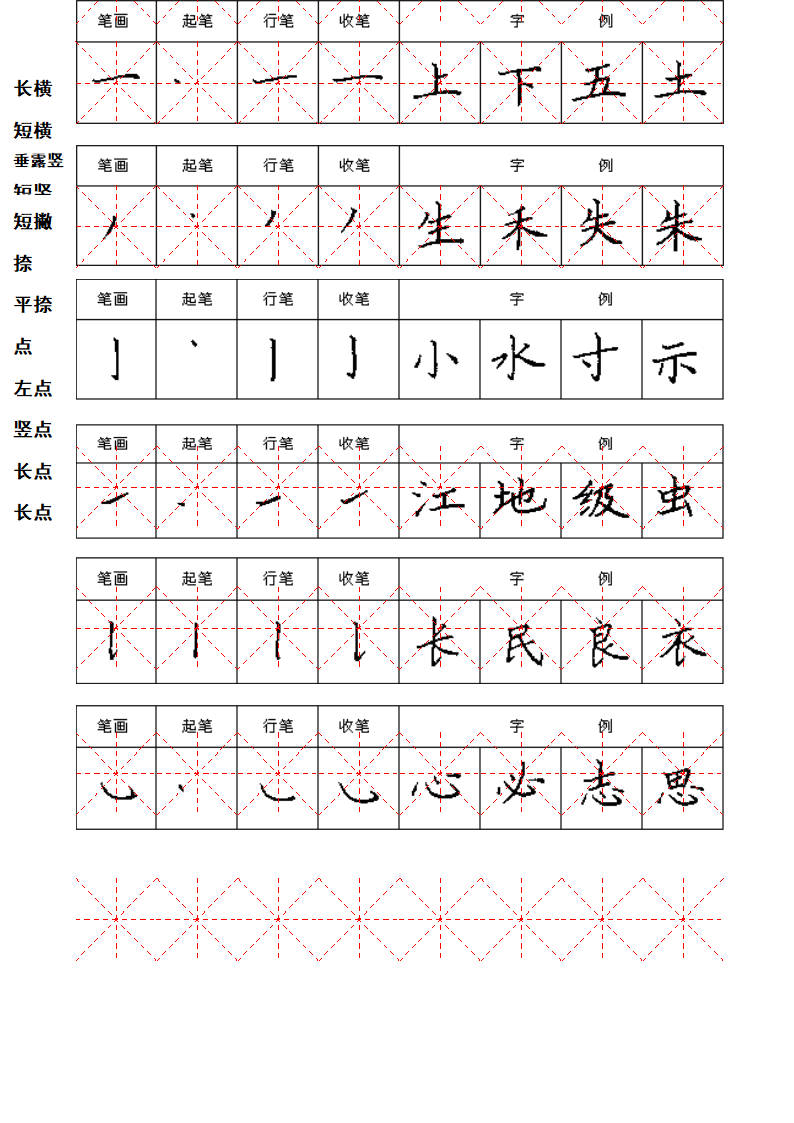 硬笔字帖a