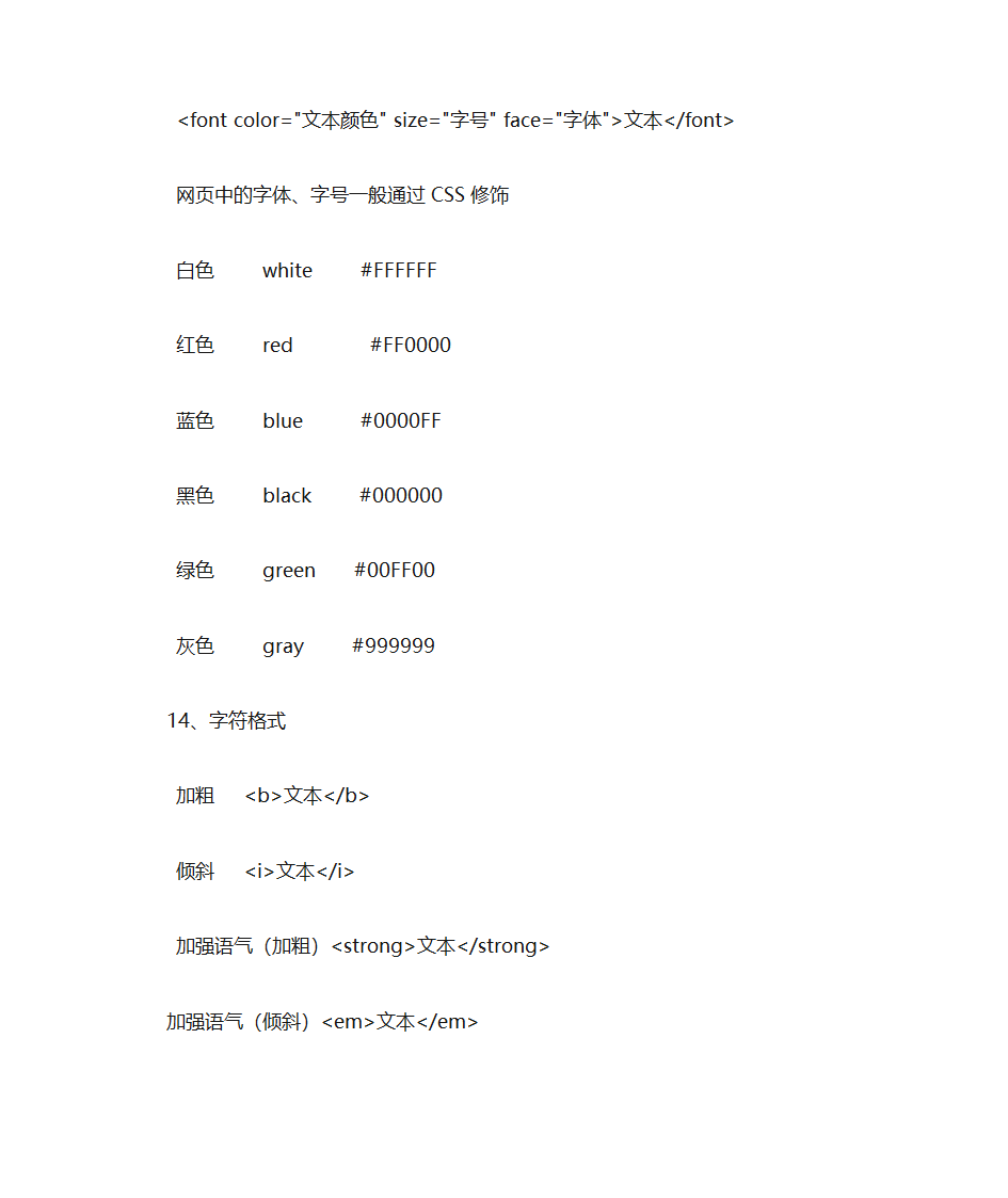 HTML学习笔记第5页