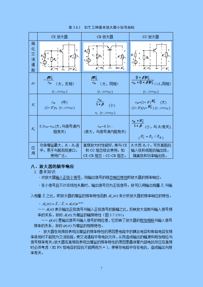 模拟电路知识点第7页