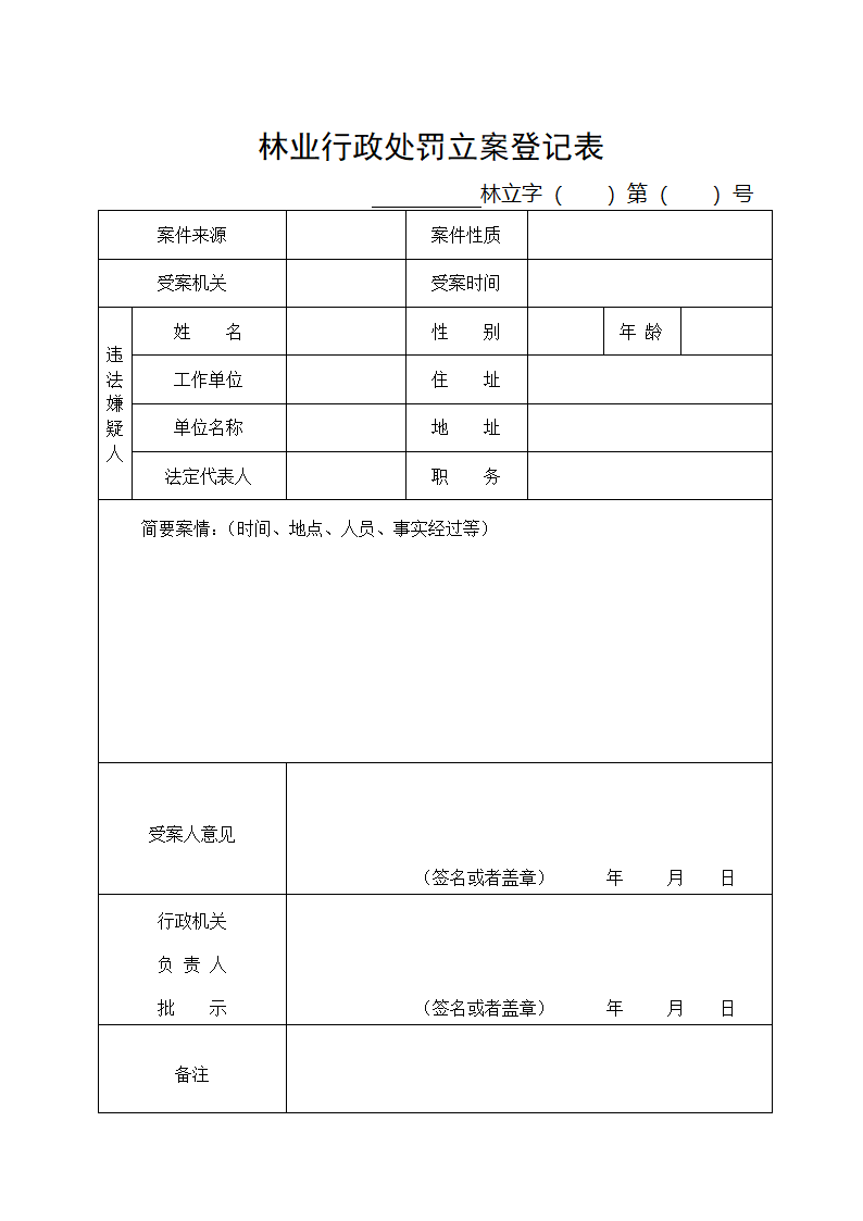 行政处罚文书格式第3页