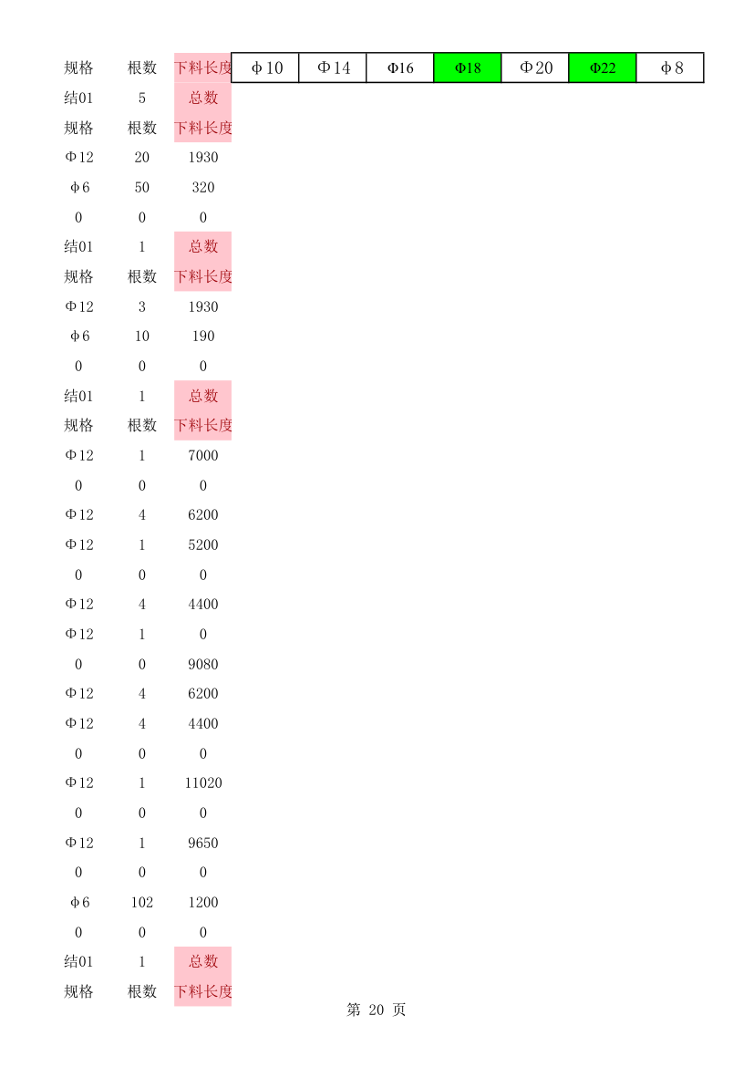 钢筋翻样重量计算重量自动计算.xls第20页