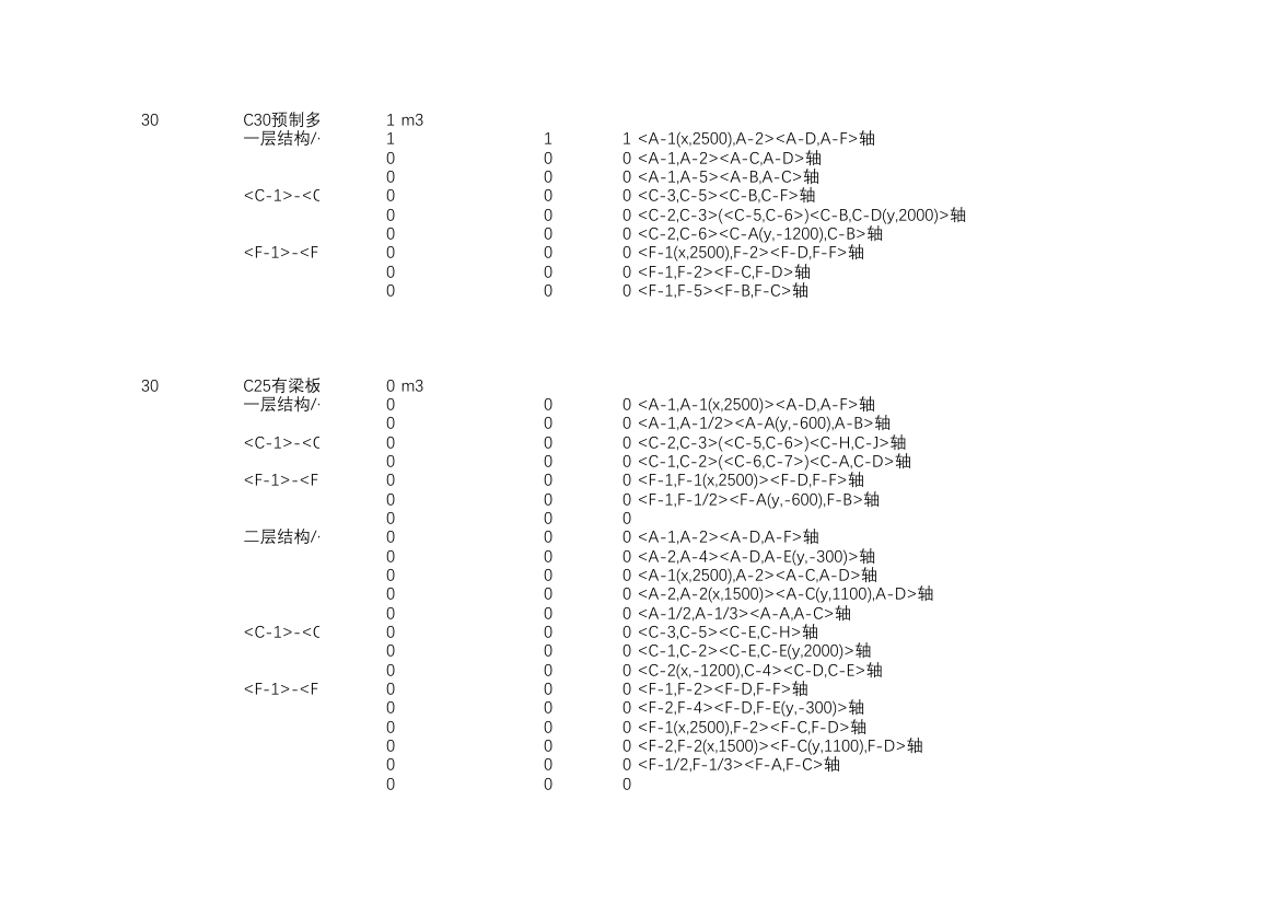 某土建工程量计算表格自动计算excel表格.xls第18页