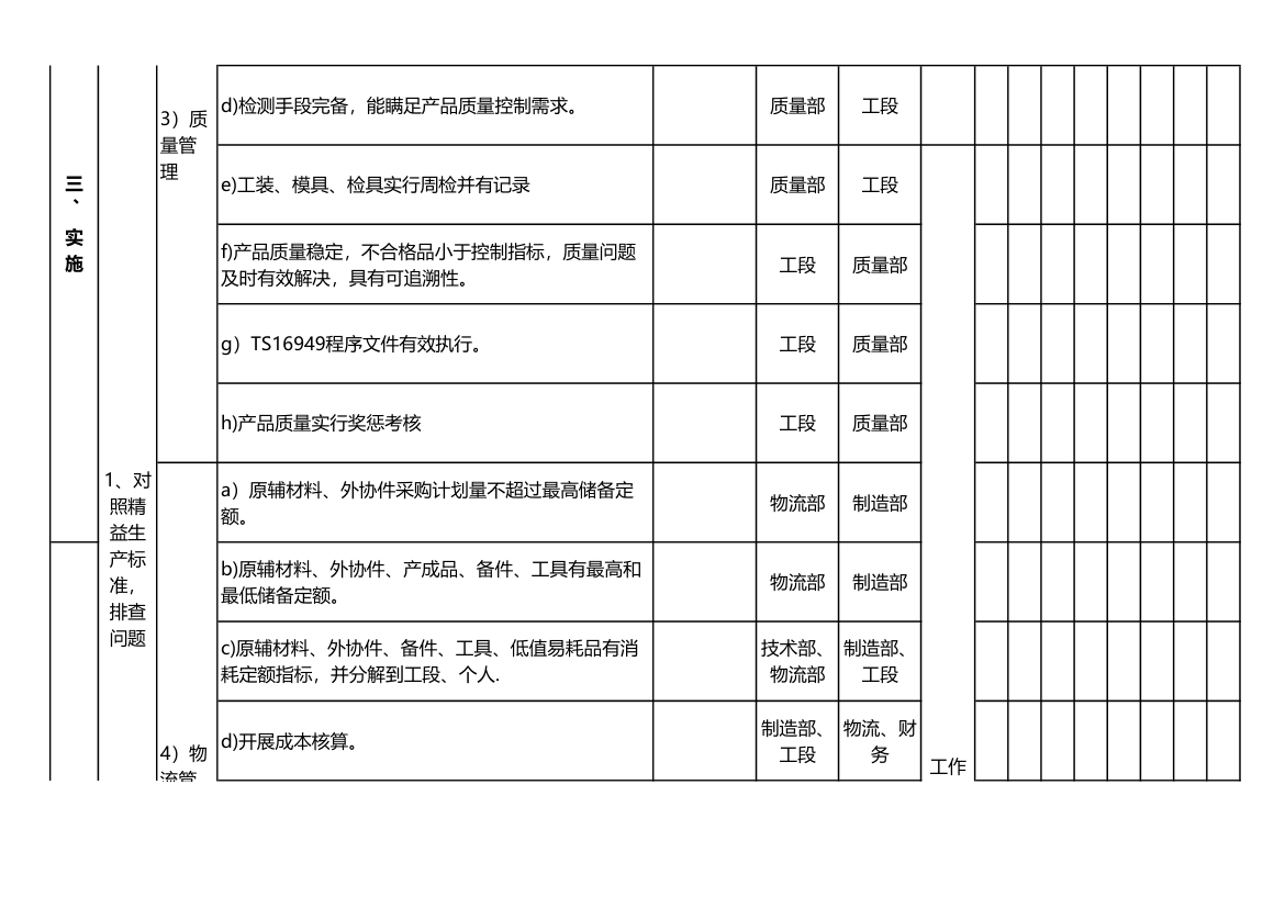 精益生产项目工作计划表.xls第3页