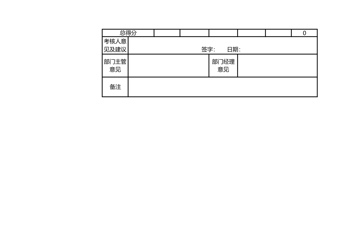 员工培训考核评估表.xlsx第2页