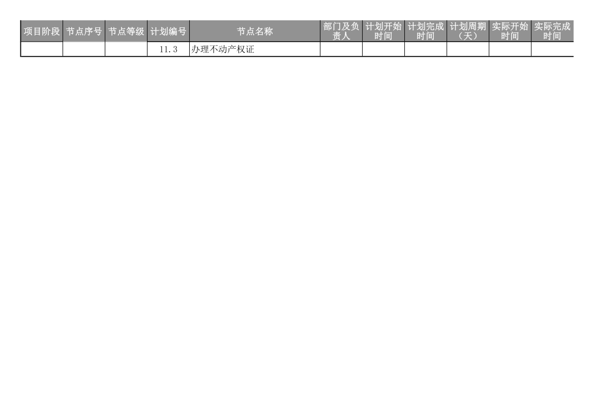 房地产项目开发建设总控计划表.xlsx第4页