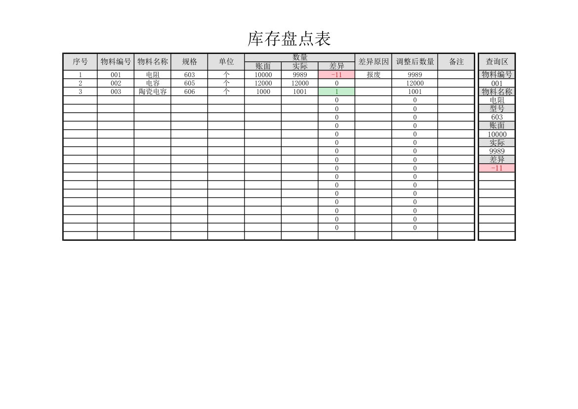 库存盘点表.xlsx第1页