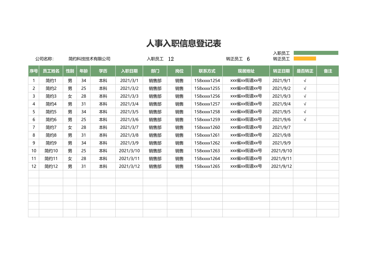 人事入职信息登记表.xlsx