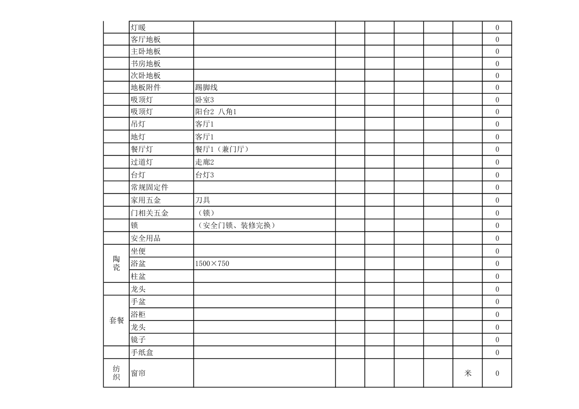 装修行业预算表.xls第3页