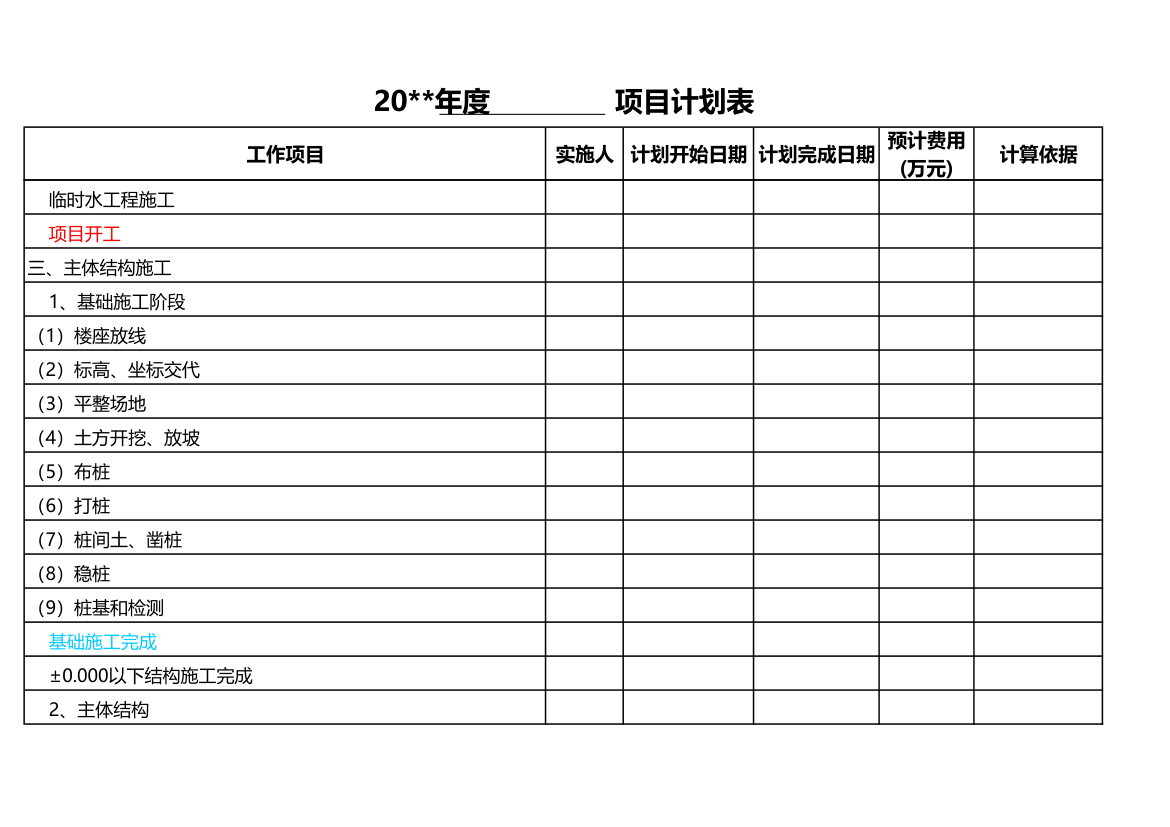 房地产项目进度计划表.xls第4页