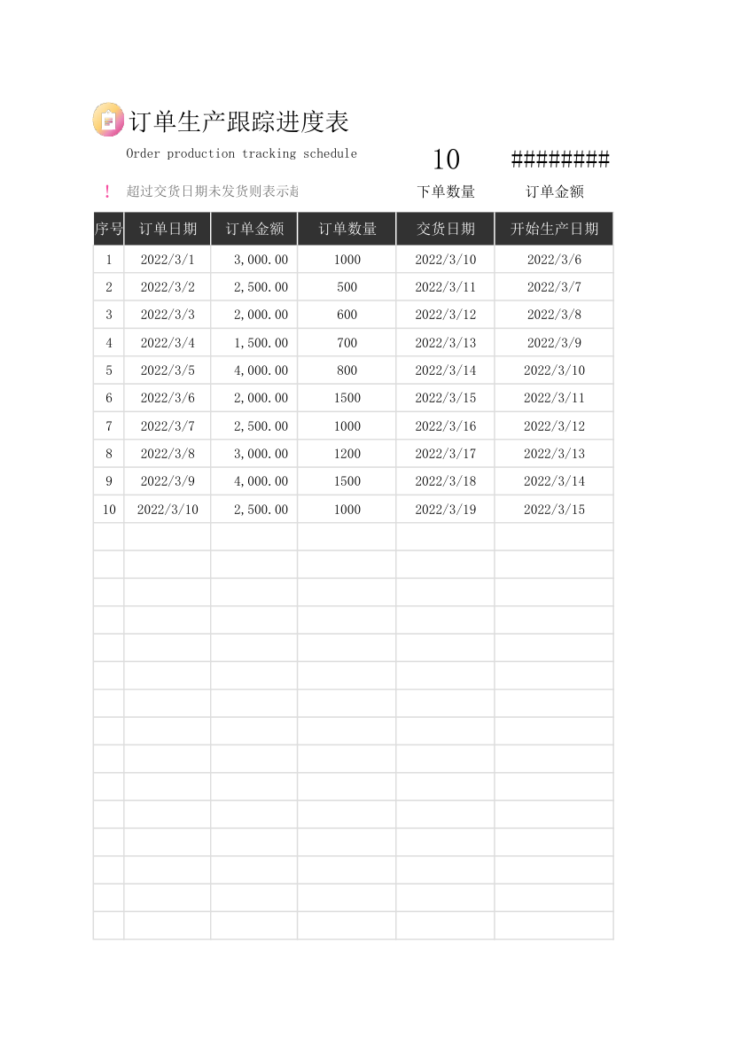 订单生产跟踪进度表.xlsx第1页