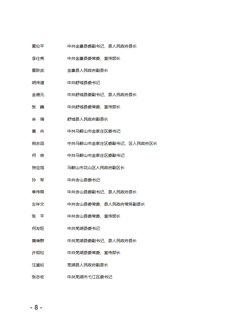 关于公布县(市、区)党政领导干部第8页