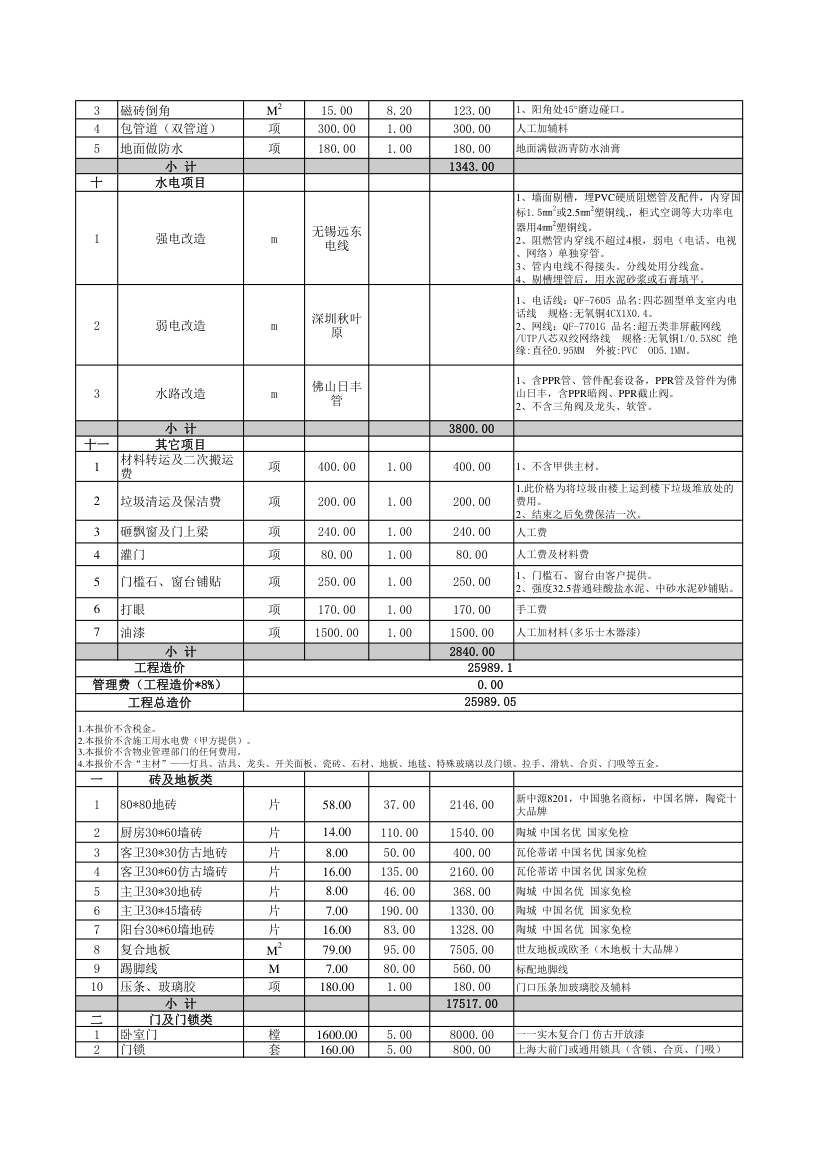 报价单模板g第3页