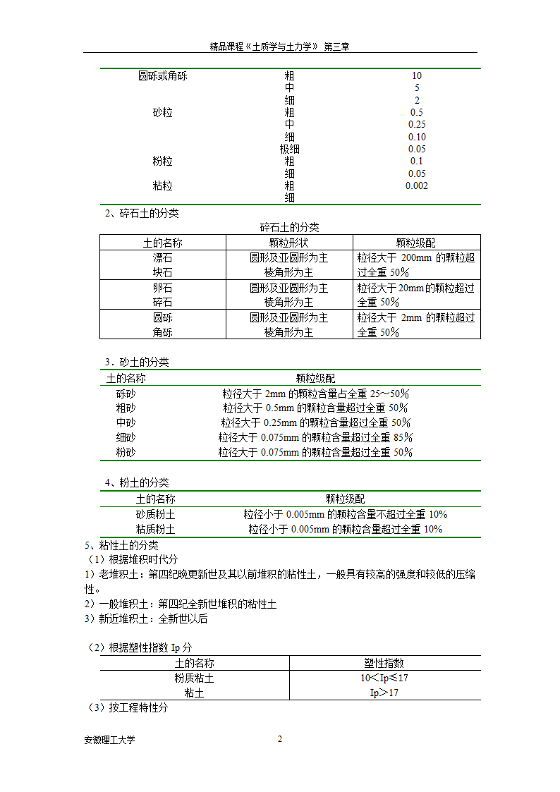 土的工程分类和特殊土的工程地质特征第2页