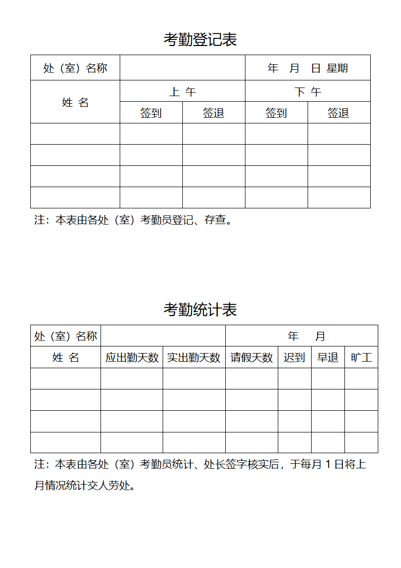 各种审批申请表第2页