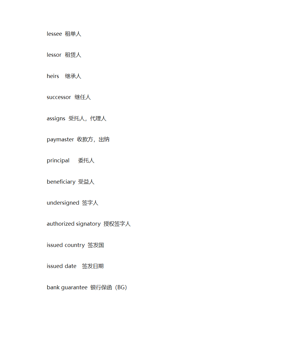 金融专业英语第1页