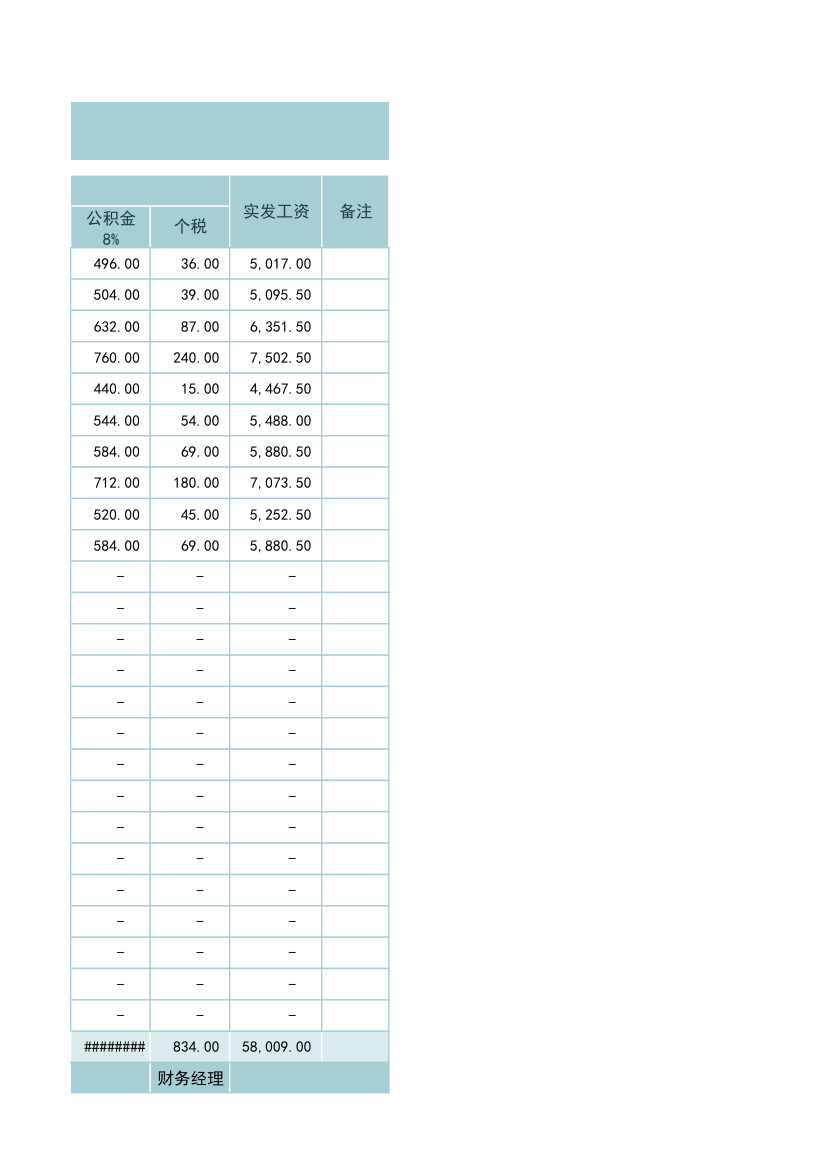 工资表-工资表模板.xlsx第3页