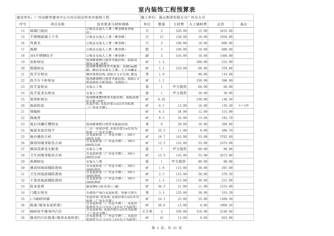 室内装修预算材料价格超详细而且材料巨多.xls第4页