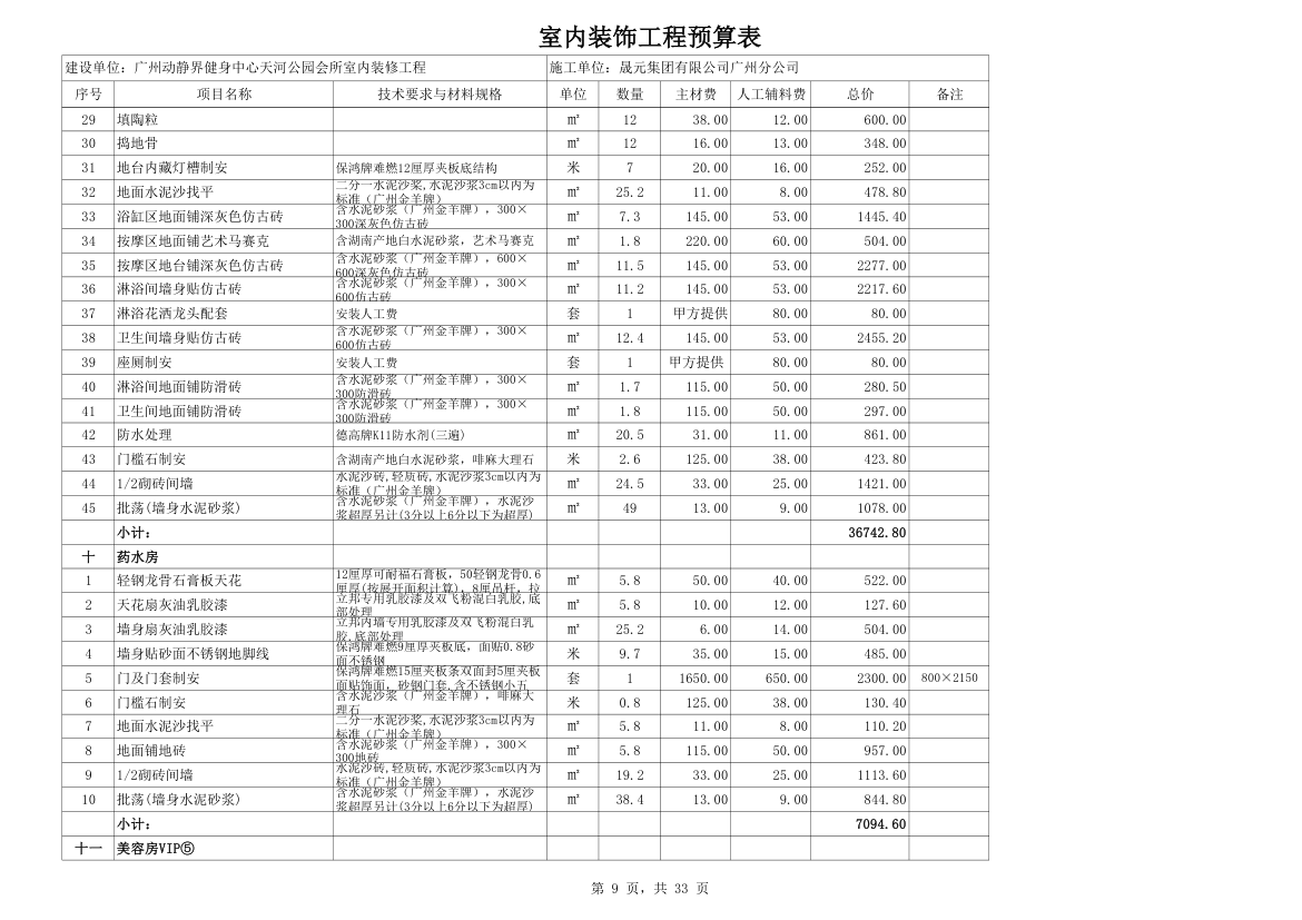 室内装修预算材料价格超详细而且材料巨多.xls第9页